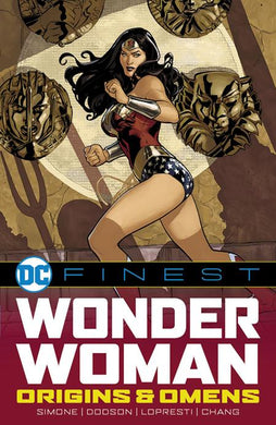 DC FINEST WONDER WOMAN ORIGINS & OMENS TP - Books