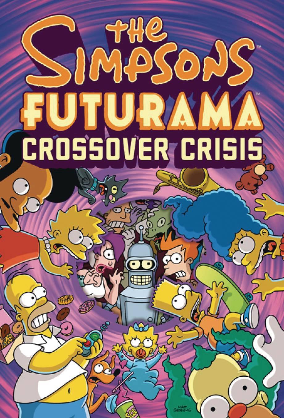 SIMPSONS FUTURAMA CROSSOVER CRISIS SLIPCASE HC