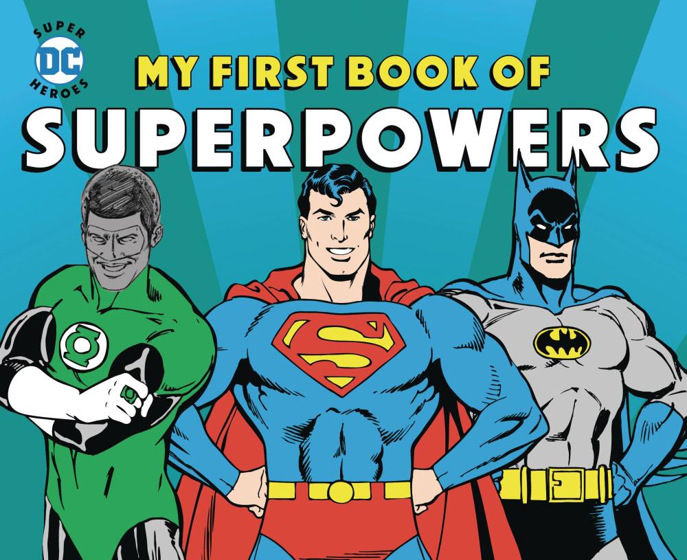 DC SUPER HEROES MY FIRST BOOK OF SUPERPOWERS BOARD BOOK