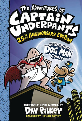 ADV OF CAPT UNDERPANTS W DOG MAN COMIC COLOR ED