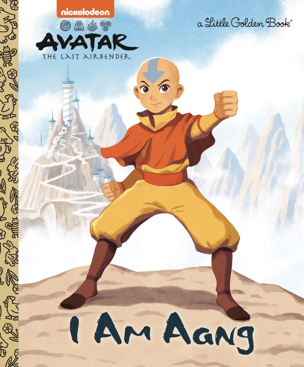 AVATAR LAST AIRBENDER I AM AANG LITTLE GOLDEN BOOK