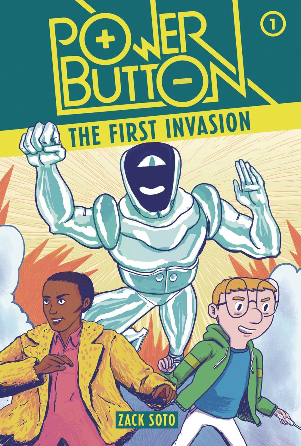 POWER BUTTON GN VOL 01 FIRST INVASION