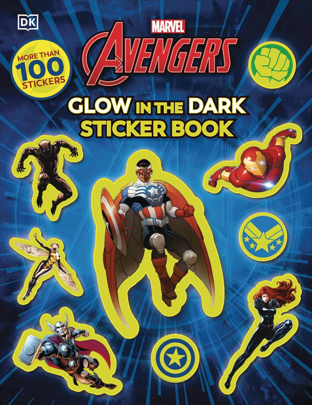MARVEL AVENGERS GLOW STICKER BOOK SC