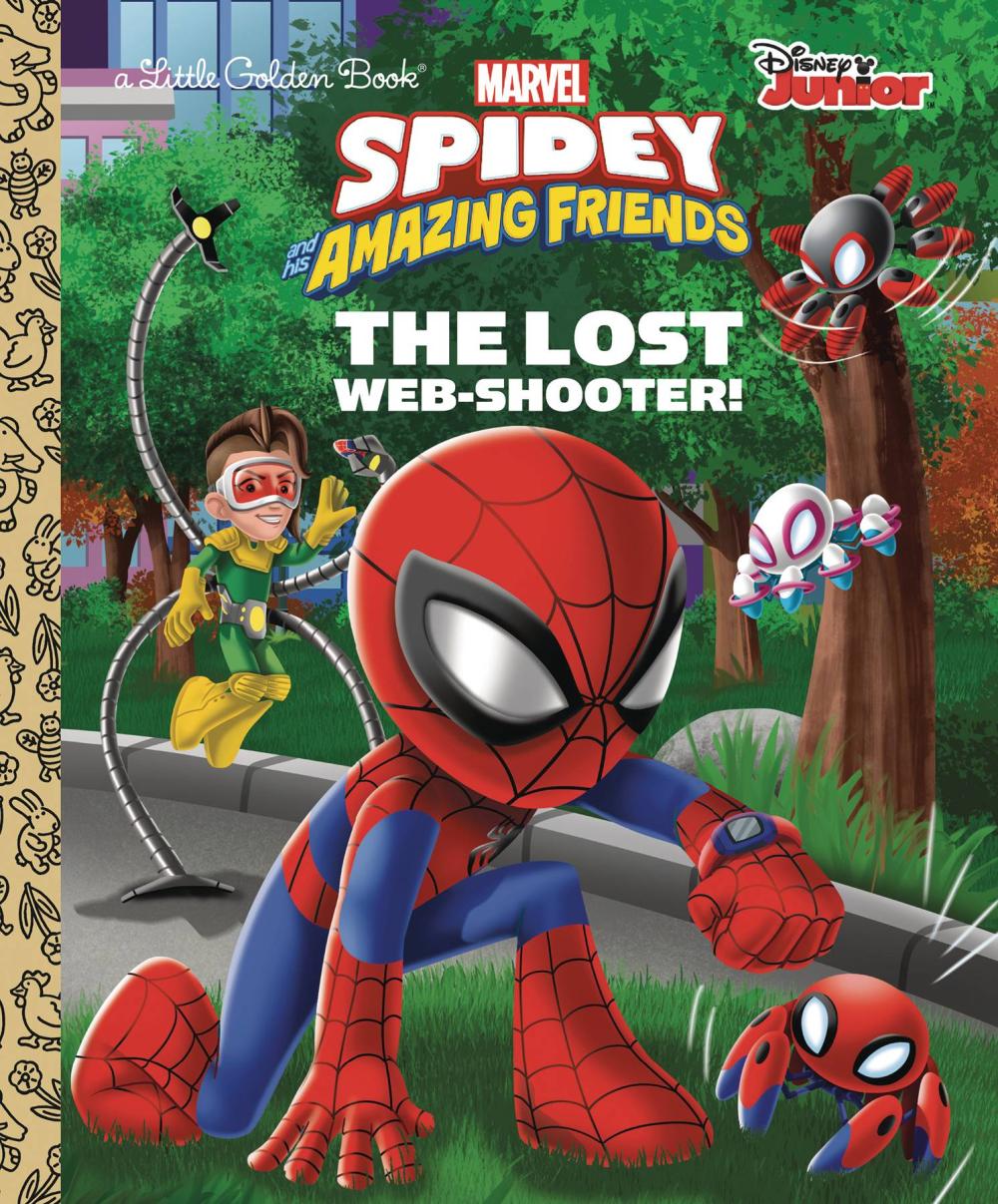 MARVEL SPIDEY LOST WEBSHOOTER LITTLE GOLDEN BOOK HC