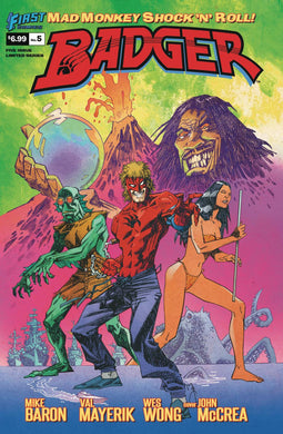 BADGER MAD MONKEY SHOCK N ROLL #5 OF 5
