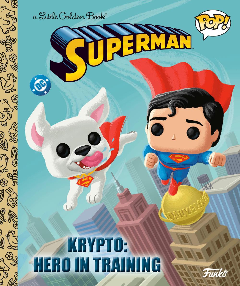 SUPERMAN & KRYPTO LITTLE GOLDEN BOOK HC