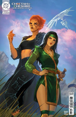 CHEETAH AND CHESHIRE ROB THE JUSTICE LEAGUE #1 CVR C LESLEY LEIRIX LI CARD STOCK VAR OF 6