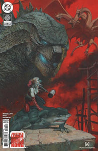 JUSTICE LEAGUE VS GODZILLA VS KONG 2 #3 CVR B RICCARDO FEDERICI CARD STOCK VAR OF 7