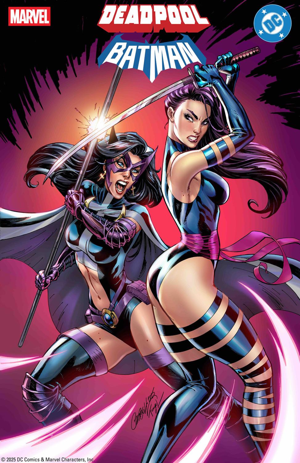 MARVEL DC DEADPOOL BATMAN #1 CVR X J SCOTT CAMPBELL