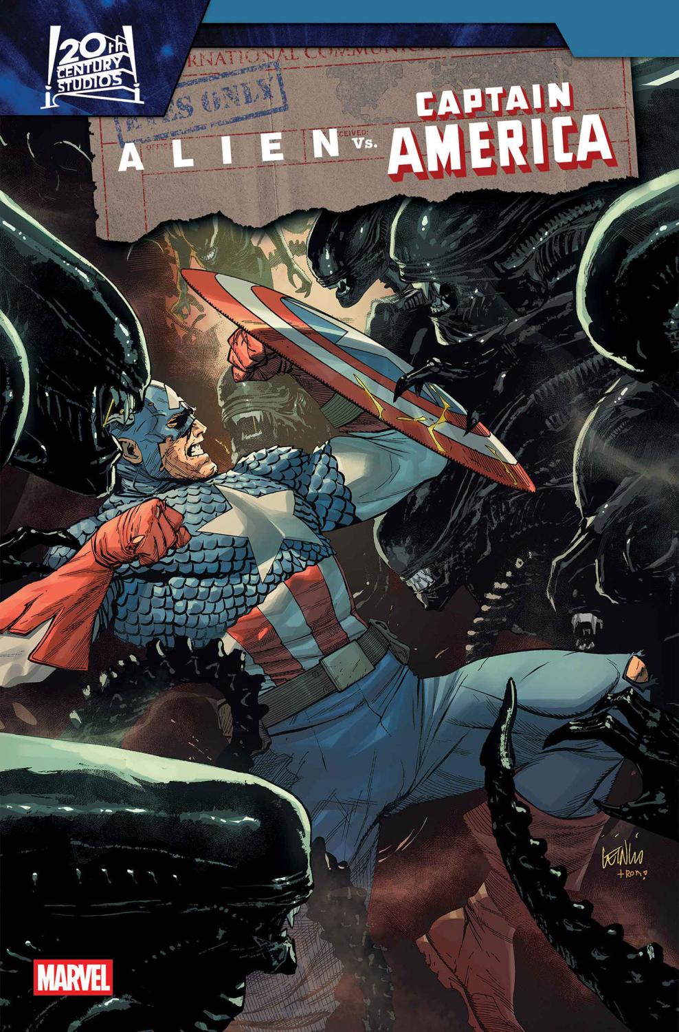 ALIEN VS CAPTAIN AMERICA #1