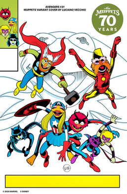 AVENGERS #31 LUCIANO VECCHIO MUPPETS VAR CVR D