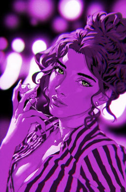 CHEETAH AND CHESHIRE ROB THE JUSTICE LEAGUE #4 CVR B GERALD PAREL CARD STOCK VAR OF 6