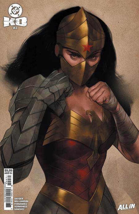 DC KO #2 CVR H BEN OLIVER FACE-OFF CARD STOCK VAR OF 4