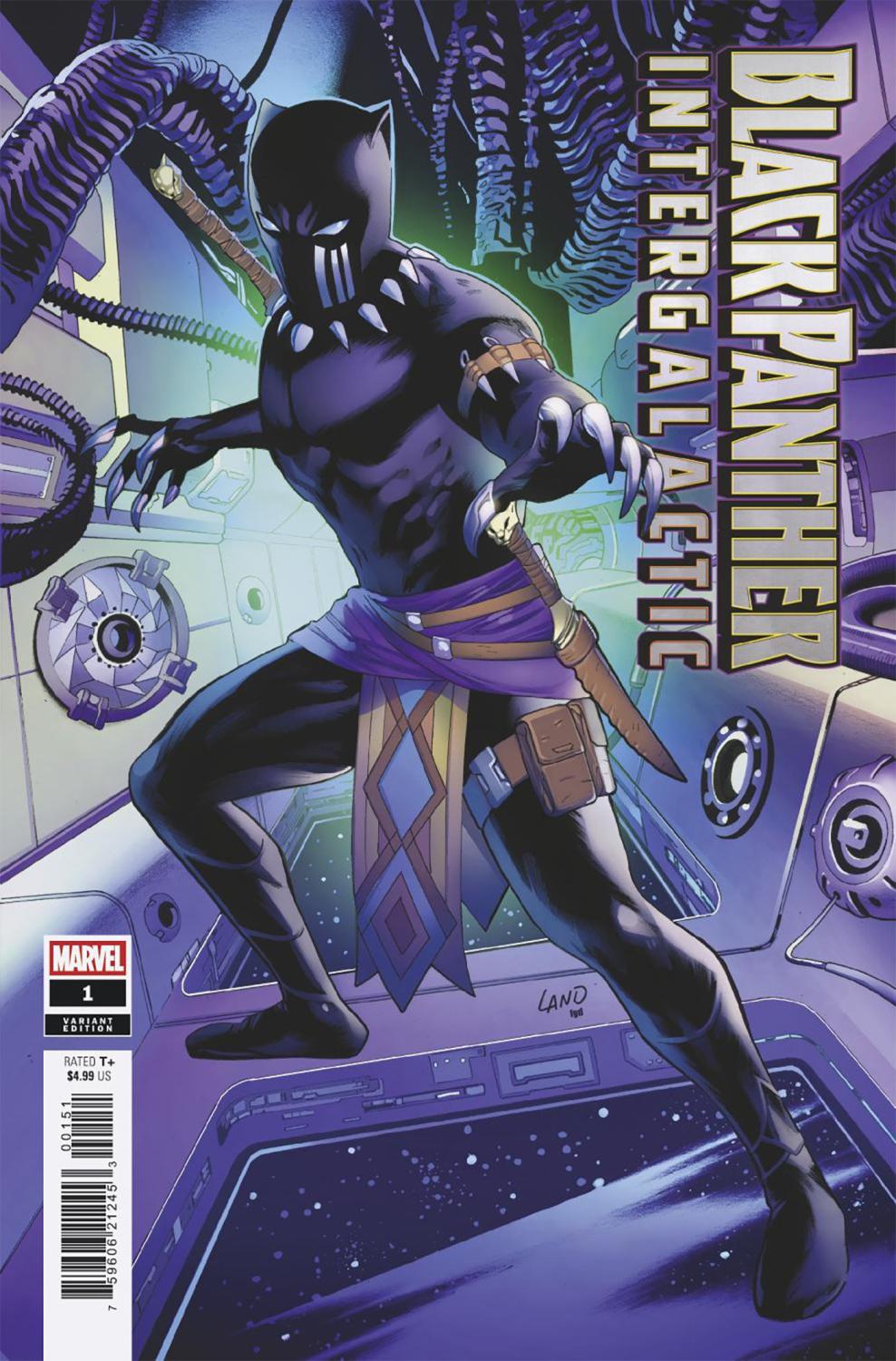 BLACK PANTHER INTERGALACTIC #1 TBD ARTIST CHARACTER VAR CVR E