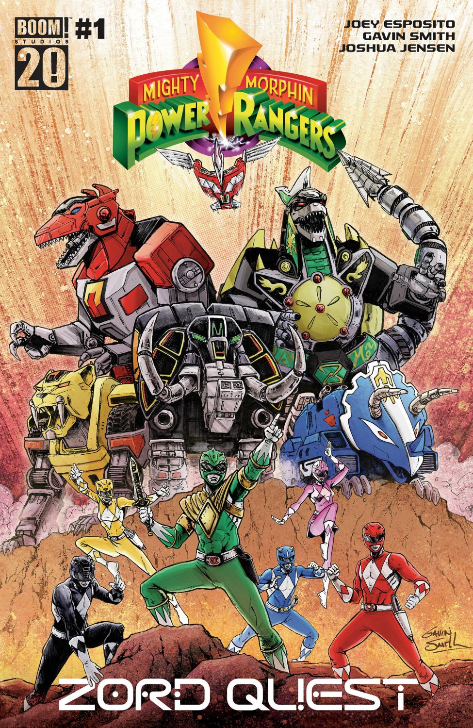 MIGHTY MORPHIN POWER RANGERS ZORD QUEST #1
