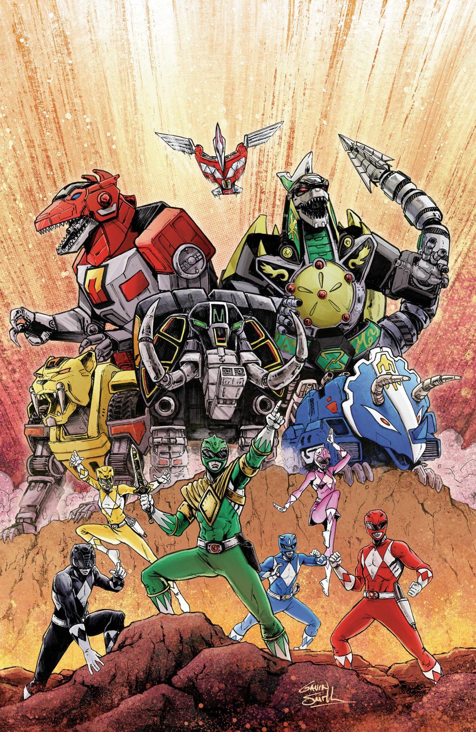 MIGHTY MORPHIN POWER RANGERS ZORD QUEST #1 D 1:10 INCV FULL ART SMITH CVR D 1:10 INCV 1:10 INCV