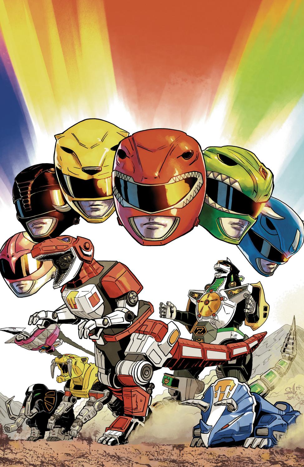 MIGHTY MORPHIN POWER RANGERS ZORD QUEST #1 E 1:15 INCV FULL ART VON GORMAN CVR E 1:15 INCV 1:15 INCV