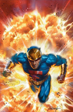 BLUE FALCON AND DYNOMUTT #4 CVR E LUCIO PARRILLO METAL VIRGIN VAR