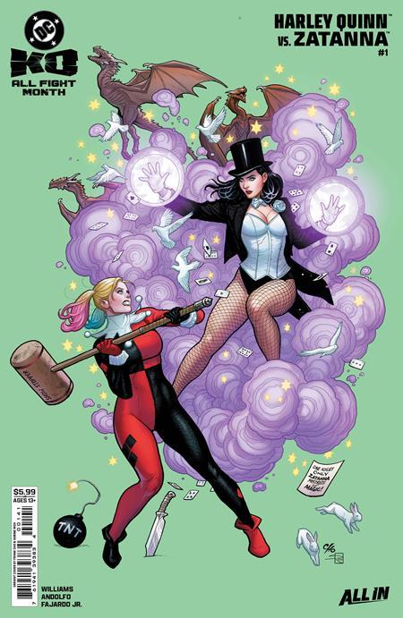 DC KO HARLEY QUINN VS REDACTED #1 ONE SHOT CVR B FRANK CHO CARD STOCK VAR