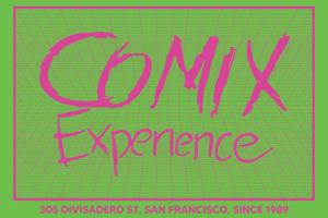 COMIX EXPERIENCE 35TH ANN STICKER GREEN