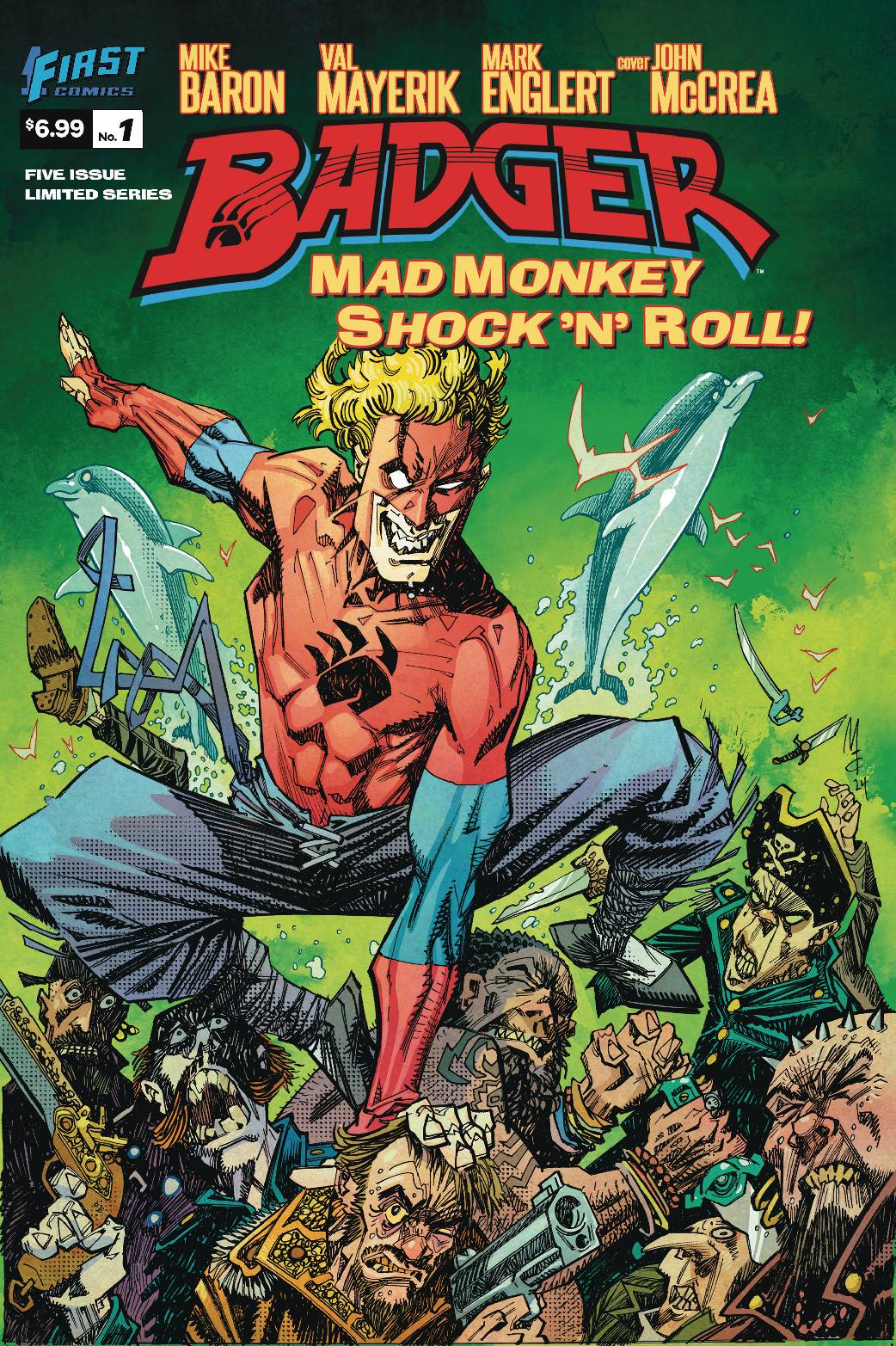 BADGER MAD MONKEY SHOCK N ROLL #1 OF 5 - Comics